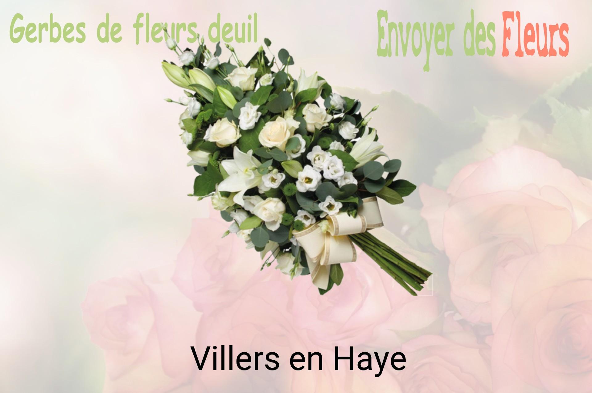 Gerbe de fleurs de deuil livrée à Villers-en-Haye